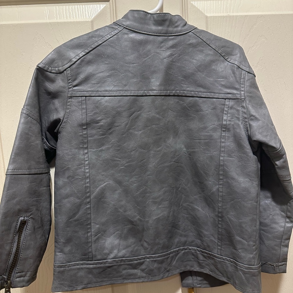 Toddler Cat & Jack Faux Leather Jacket in 3T - Picture 6 of 6